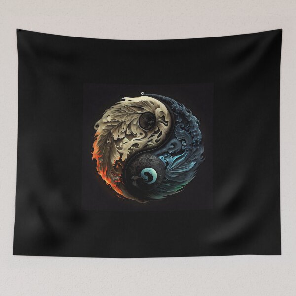 Item preview, Yin And Yang Owl designed and sold by PipikaArt.