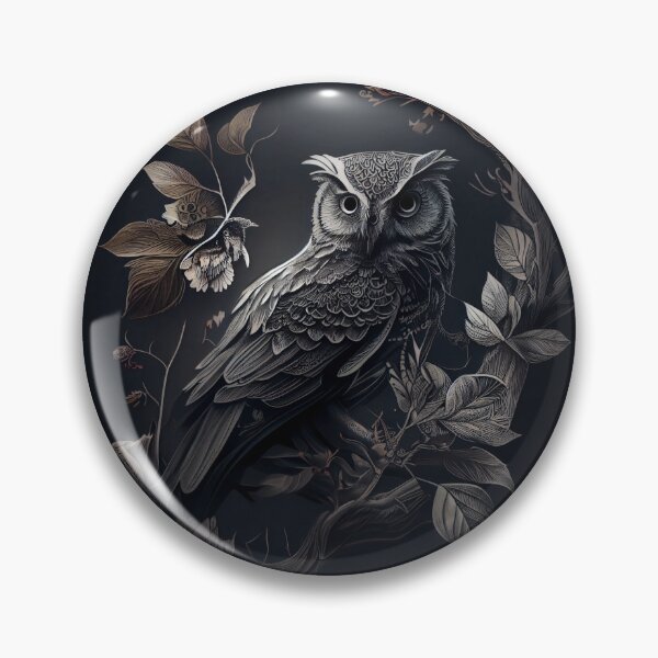 Item preview, Yin And Yang Owl designed and sold by PipikaArt.