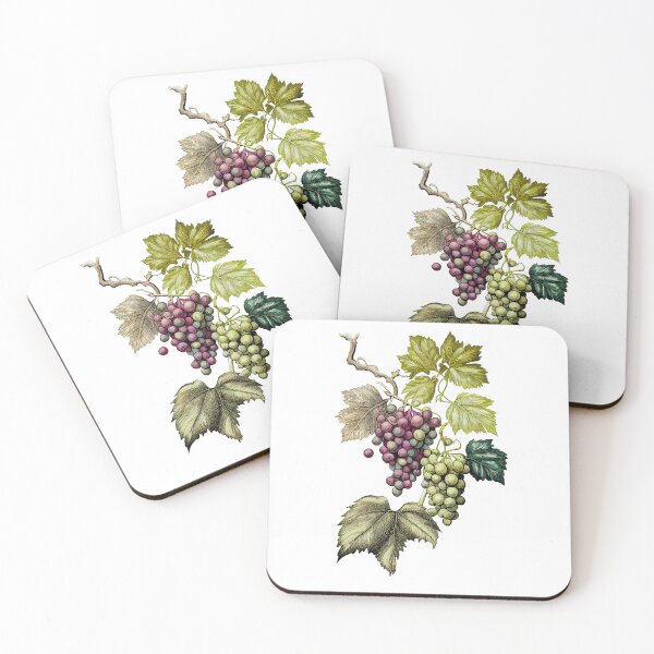 Item preview, Glimmering Grapes - Handdrawn Watercolor Illustration designed and sold by AdaRecordShop.