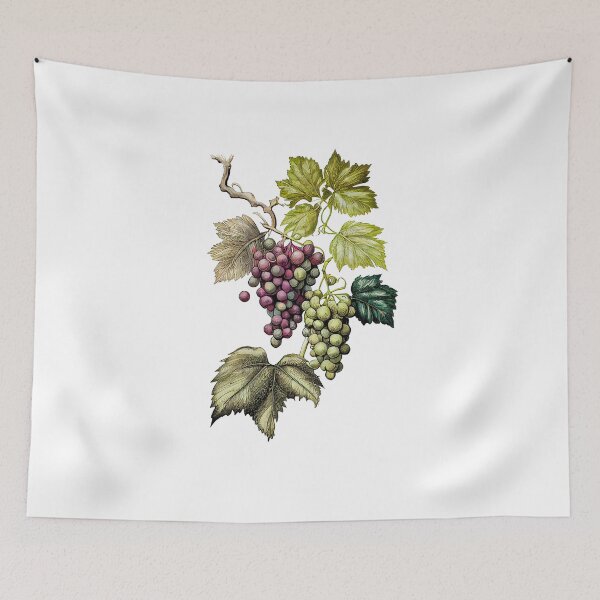 Item preview, Glimmering Grapes - Handdrawn Watercolor Illustration designed and sold by AdaRecordShop.