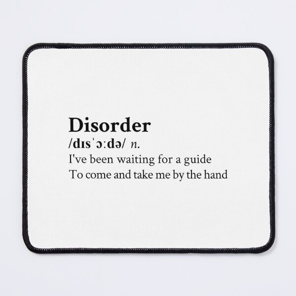 Item preview, Joy Division Disorder Aesthetic Quote Lyrics designed and sold by StickTheSong.