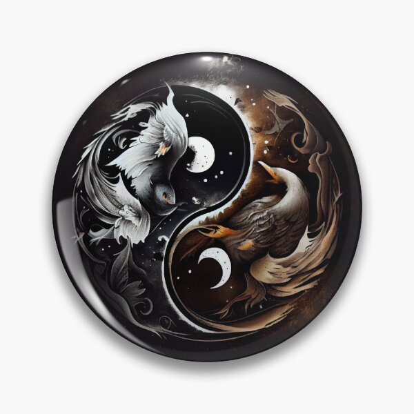 Item preview, Yin And Yang Owl designed and sold by PipikaArt.