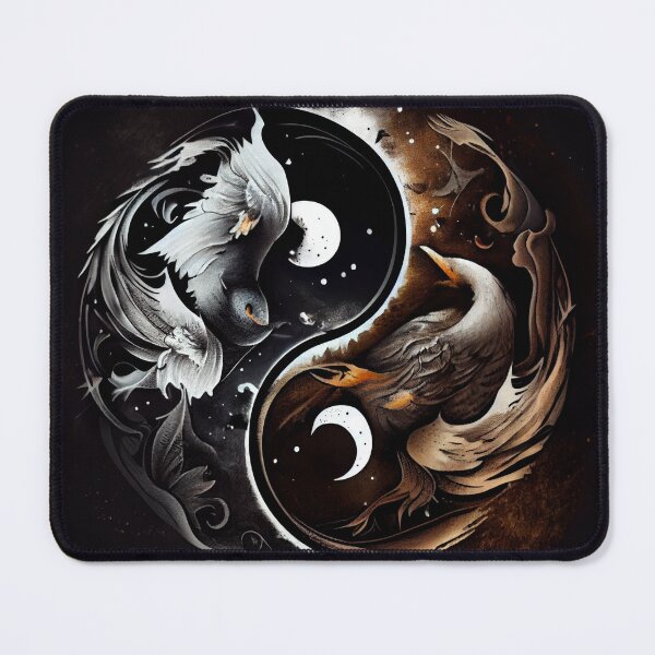 Item preview, Yin And Yang Owl designed and sold by PipikaArt.