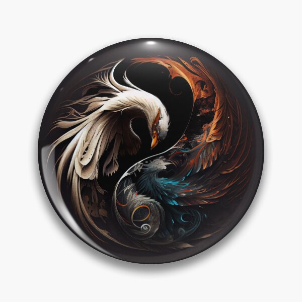 Item preview, Yin And Yang Owl designed and sold by PipikaArt.