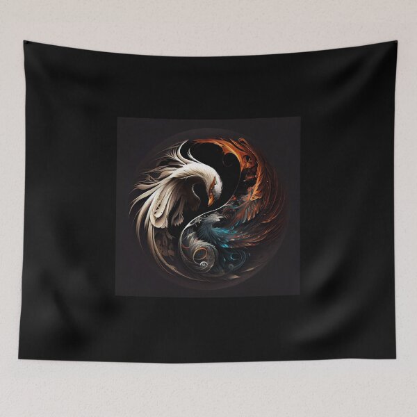 Item preview, Yin And Yang Owl designed and sold by PipikaArt.