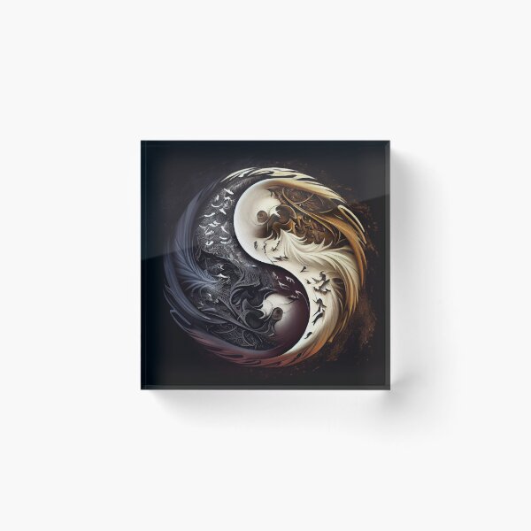 Item preview, Yin And Yang Owl designed and sold by PipikaArt.