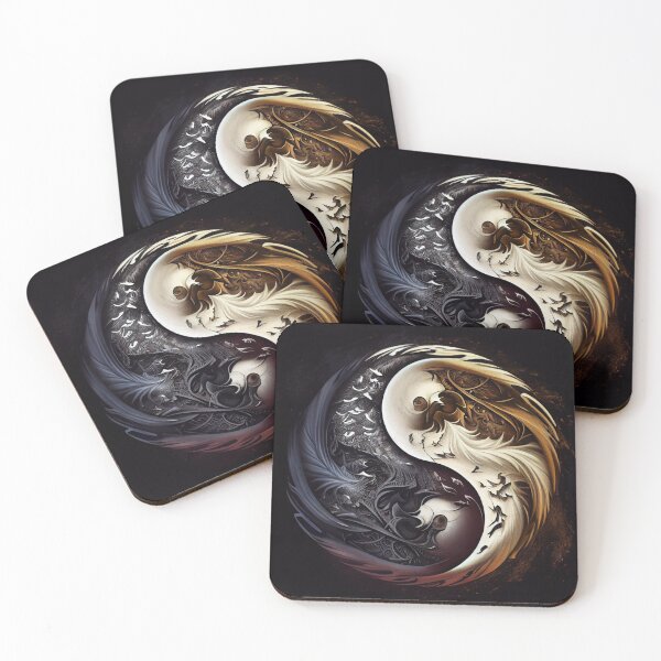 Item preview, Yin And Yang Owl designed and sold by PipikaArt.