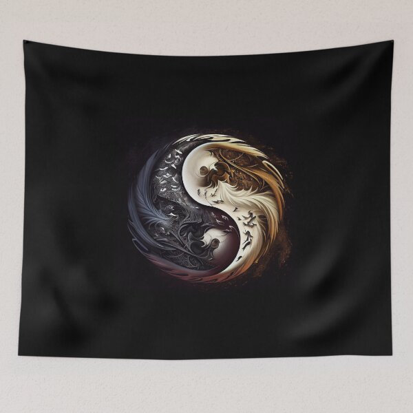 Item preview, Yin And Yang Owl designed and sold by PipikaArt.