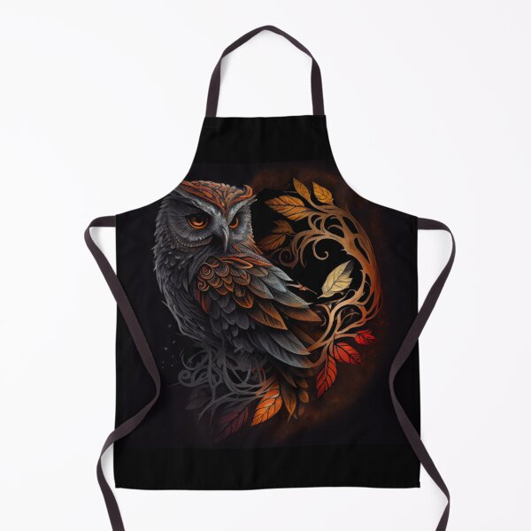 Item preview, Yin And Yang Owl designed and sold by PipikaArt.