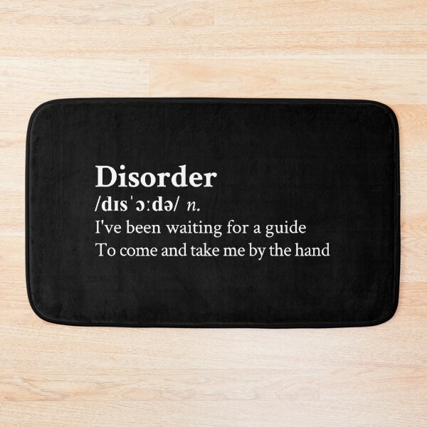 Item preview, Joy Division Disorder Aesthetic Quote Lyrics Black designed and sold by StickTheSong.