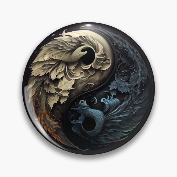 Item preview, Yin And Yang Owl designed and sold by PipikaArt.