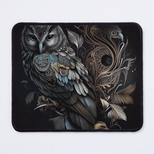 Item preview, Yin And Yang Owl designed and sold by PipikaArt.