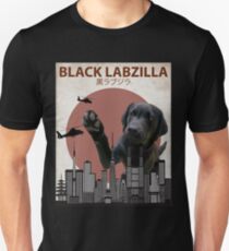 Black Labzilla - Giant Labrador Retriever Lab Dog Monster Unisex T-Shirt