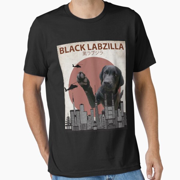 Artikel-Vorschau von Black Labzilla - Riesiges Labrador Retriever Lab Dog Monster, designt und verkauft von Animalzilla.