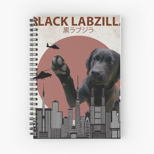 Artikelvorschau, Black Labzilla - Riesiges Labrador Retriever Lab Dog Monster entworfen und verkauft von Animalzilla.