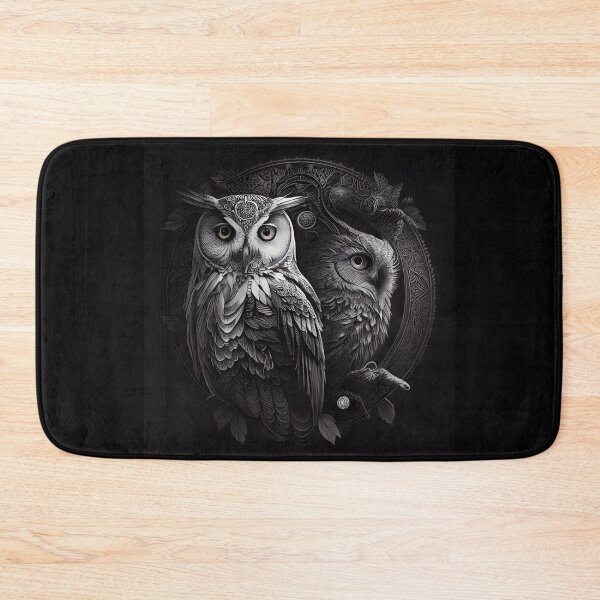 Item preview, Yin And Yang Owl designed and sold by PipikaArt.