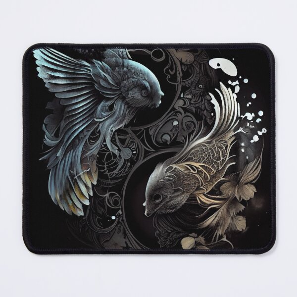 Item preview, Yin And Yang Owl designed and sold by PipikaArt.