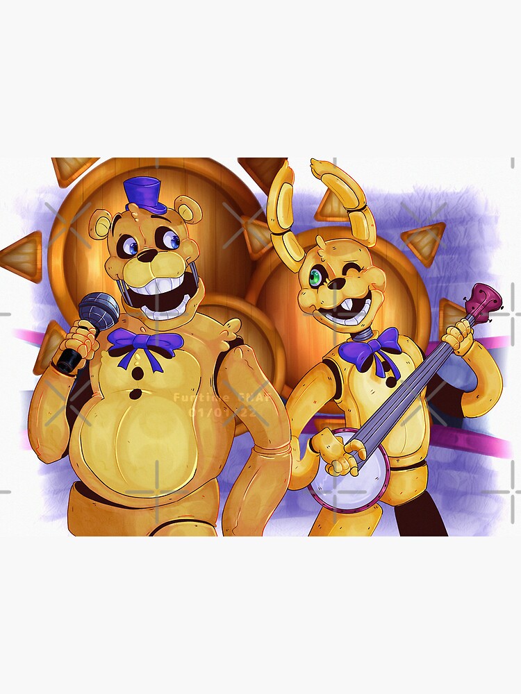 Fredbear and Springbonnie Greeting Card for Sale by PigForday