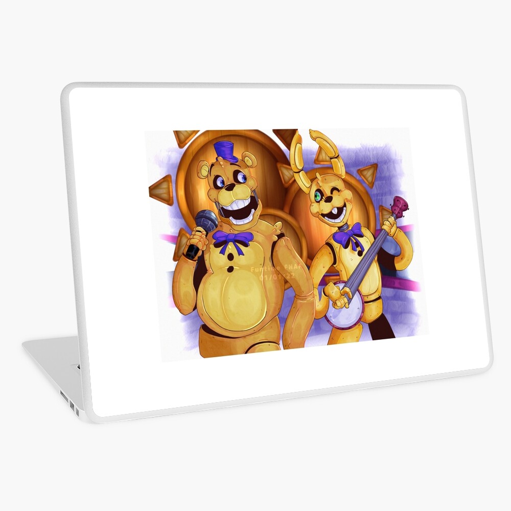 fredbear and springbonnie Art Board Print for Sale by crocoshop