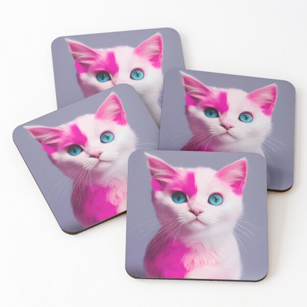 Item preview, Adorable pink kitten in soft hues designed and sold by Valeree Store.
