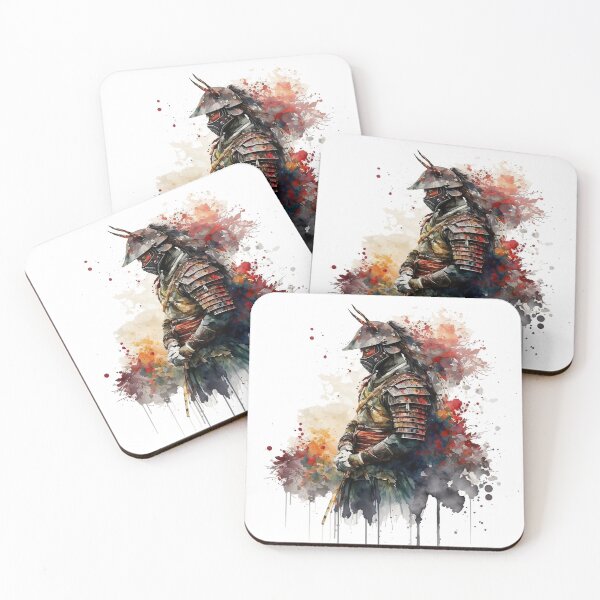 Item preview, Japanese samurai in watercolor designed and sold by Aleksandar Boric.
