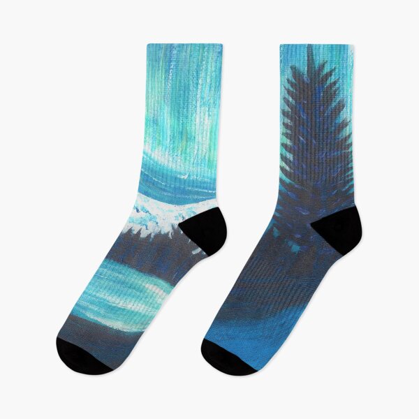 Item preview, The Northern Lights - Blue, Green designed and sold by VibrantArtwork.