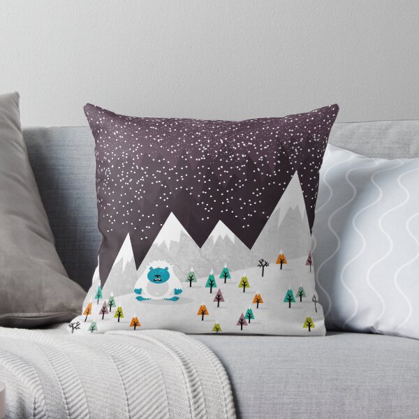 Yeti Throw Pillow