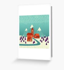 Village Greeting Card