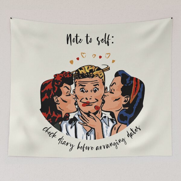 Item preview, Funny comic book retro design style, internet dating, note to self designed and sold by CrafTeeMrsB.