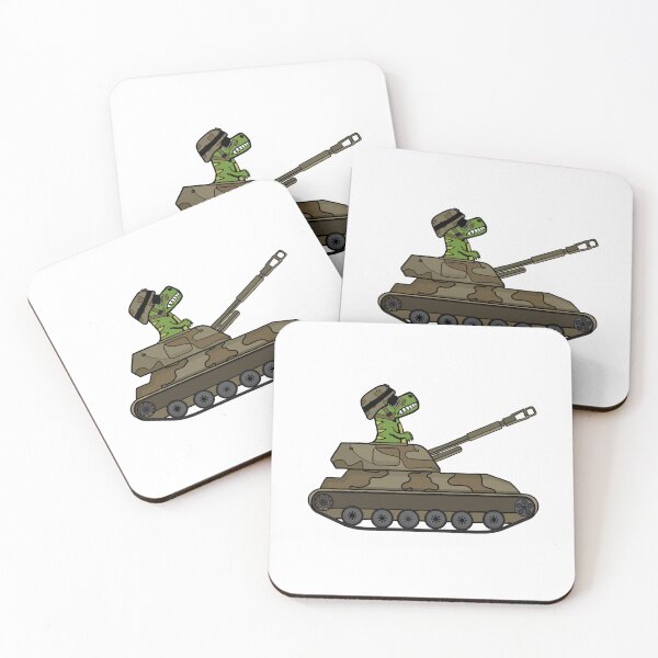 Item preview, T Rex Driving A Tank designed and sold by GarnersDesigns.