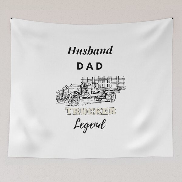 Item preview, Husband Dad Trucker Legend designed and sold by Echo Aesthetics.