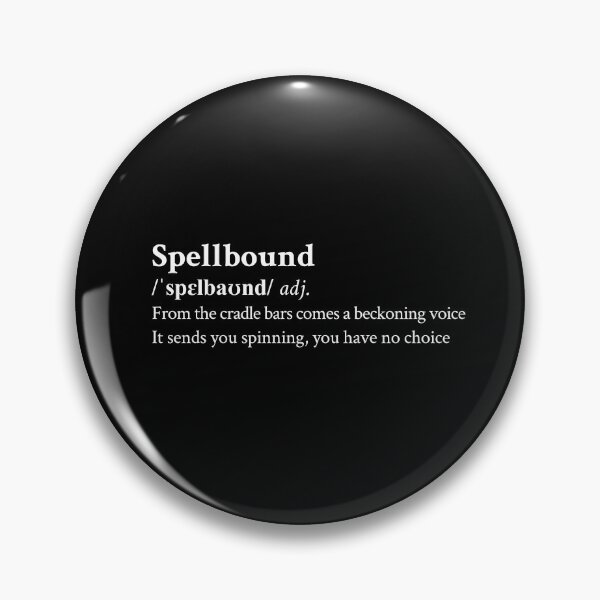 Item preview, Siouxsie and the Banshees Aesthetic Quote Lyrics Spellbound Black designed and sold by StickTheSong.