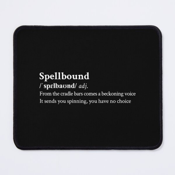 Item preview, Siouxsie and the Banshees Aesthetic Quote Lyrics Spellbound Black designed and sold by StickTheSong.