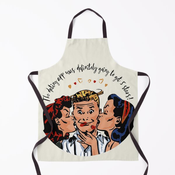 Item preview, Funny comic book retro design style, dating app designed and sold by CrafTeeMrsB.