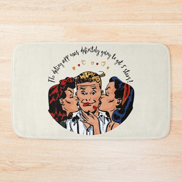 Item preview, Funny comic book retro design style, dating app designed and sold by CrafTeeMrsB.