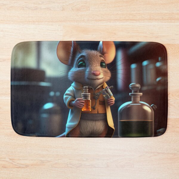 Item preview, Cartoon Animals | Biochemist Mouse designed and sold by NanarodsDesign.