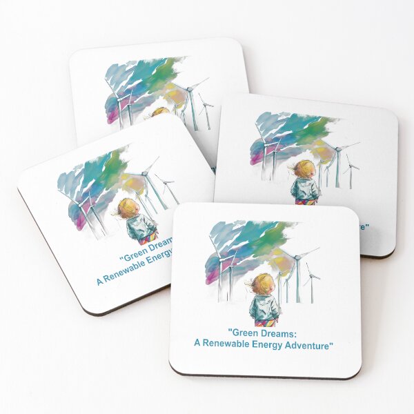 Item preview, "Green Dreams: A Renewable Energy Adventure" Future Wind turbine Energy Expert, cartoon for gifts and campaign designed and sold by The Commitment.