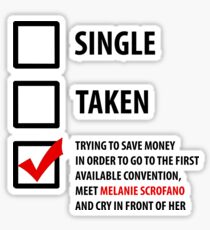Single, Taken... Wynonna Earp Edition #3 Sticker