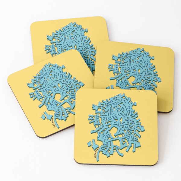 Item preview, Wider BLUE Broken PATHS designed and sold by JDFehlauer.