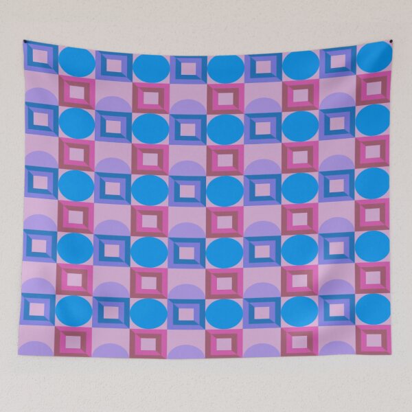 Item preview, Bright Pastel Circles And Squares Design designed and sold by debmund.