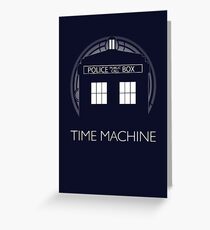 TIME MACHINE Greeting Card