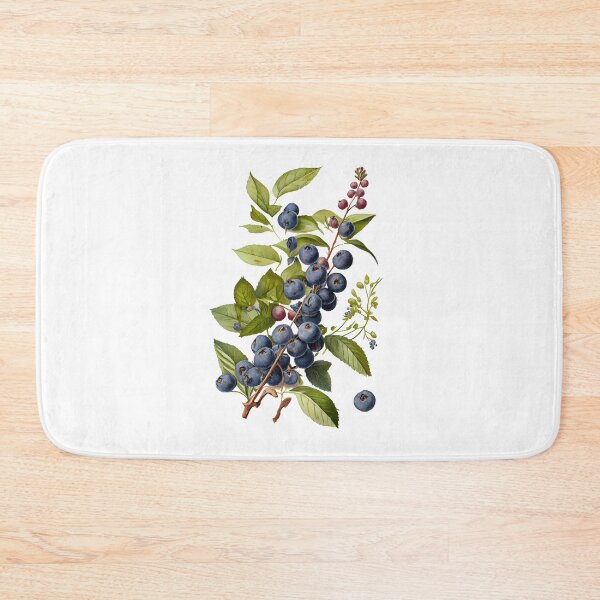 Item preview, Beautiful Botanical Blueberry Art designed and sold by AdaRecordShop.