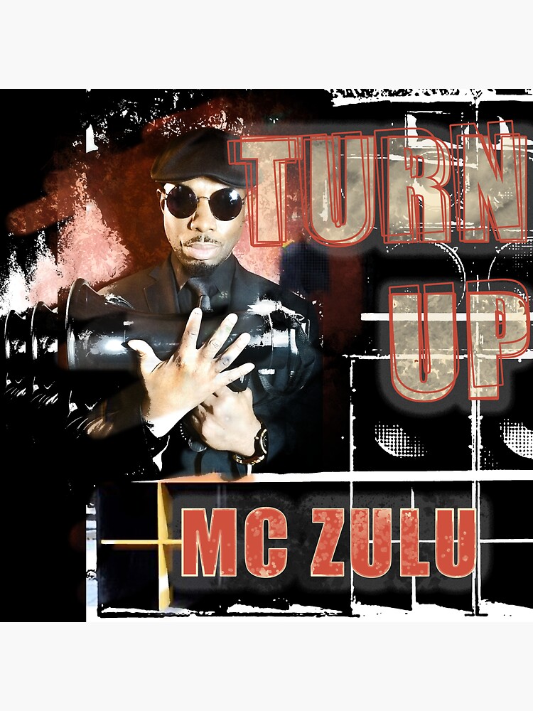 Thumbnail 3 of 3, Sticker, MC ZULU - Turn Up designed and sold by mczulu.