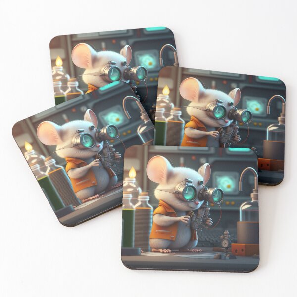 Item preview, Cartoon Animals | Engineer Mouse designed and sold by NanarodsDesign.