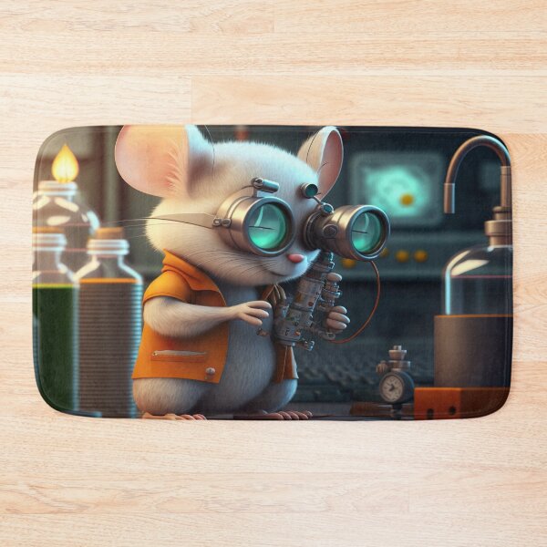 Item preview, Cartoon Animals | Engineer Mouse designed and sold by NanarodsDesign.