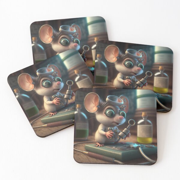 Item preview, Cartoon Animals | Technician Mouse designed and sold by NanarodsDesign.