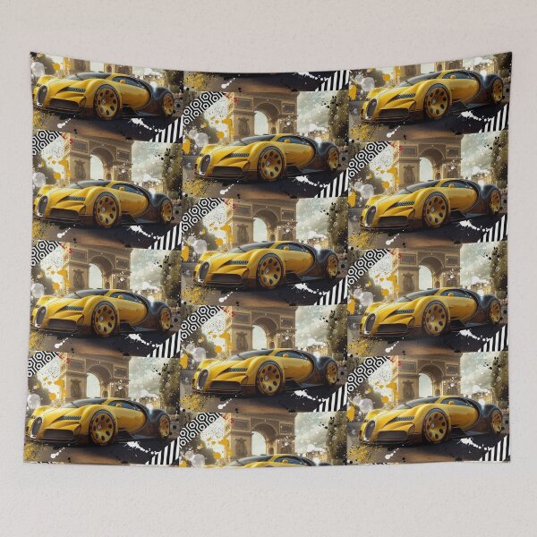 Item preview, Yellow Sports Car designed and sold by TheVaultArt.