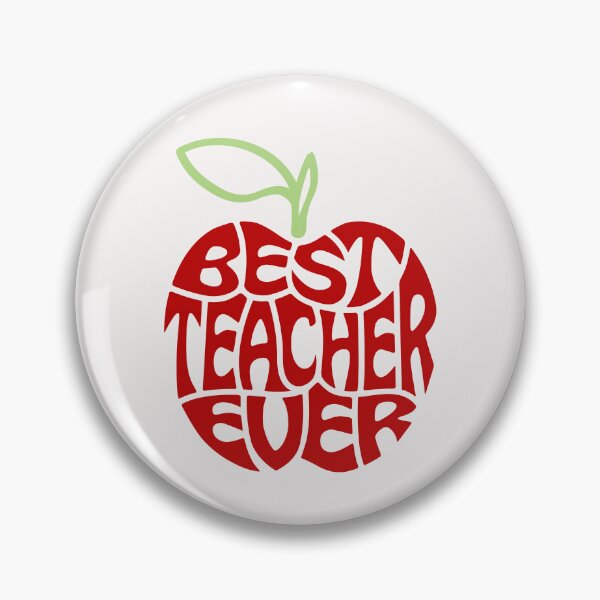 Item preview, Best Teacher ever red apple  designed and sold by dreamwearprints.