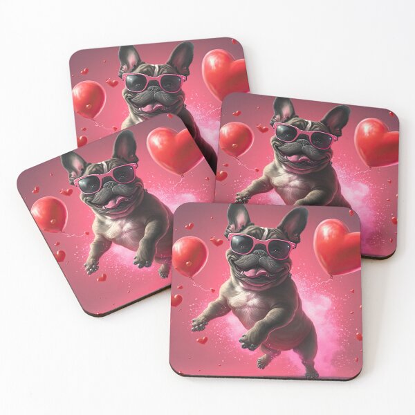 Item preview, Dancing French Bulldog Love  designed and sold by BigSplashDesign.