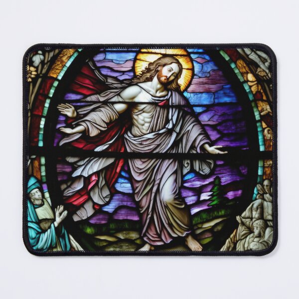Item preview, The Resurrection in Stained Glass Glory designed and sold by Glassmaster.